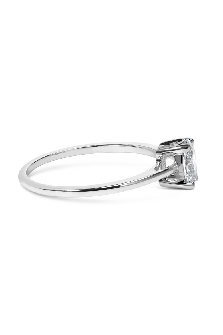 14K White Gold 1/2 Cttw Lab Grown Diamond Engagement Ring, Alternate, color, White