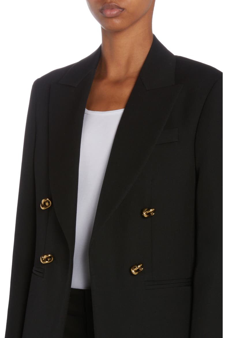 Sartorial Wool Twill Blazer, Alternate, color, BLACK
