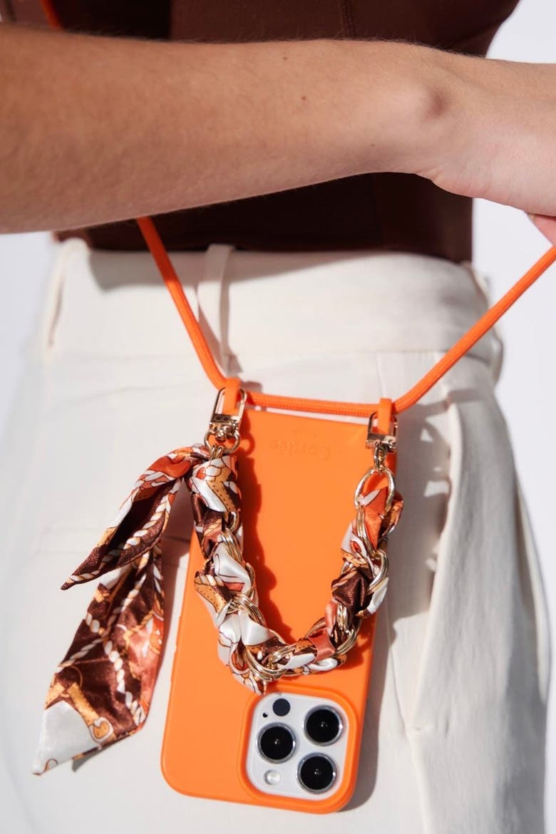 Lima Phone Strap Set, Alternate, color, Orange