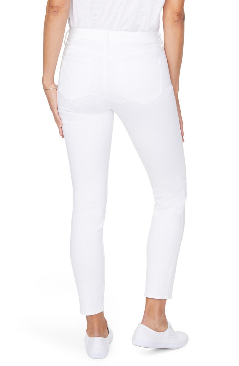 NYDJ Alina High Waist Scarf Tie Legging Ankle Skinny Jeans, Alternate, color, 