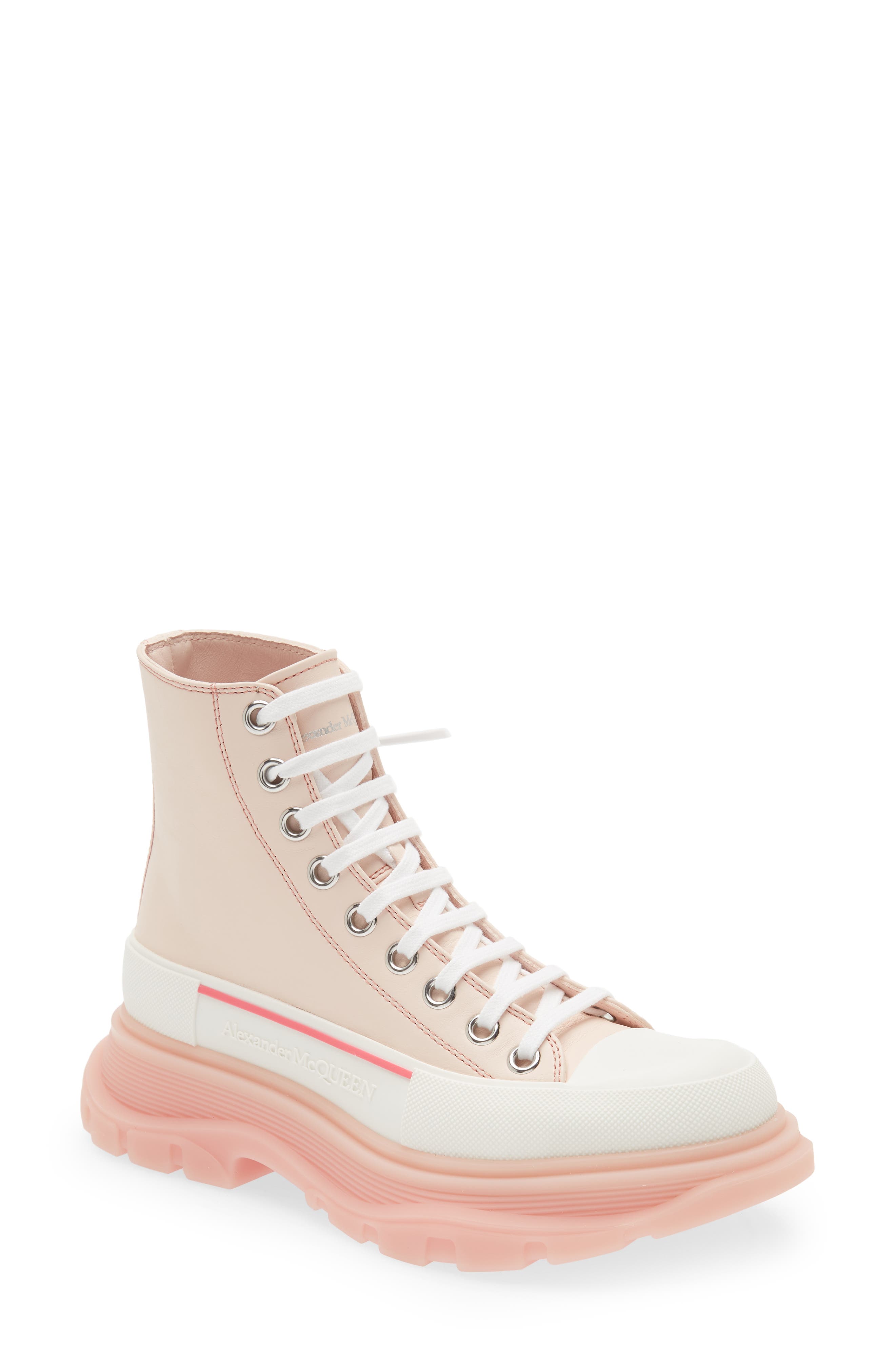 McQueen Tread Slick High Top Sneaker, Main, color, 