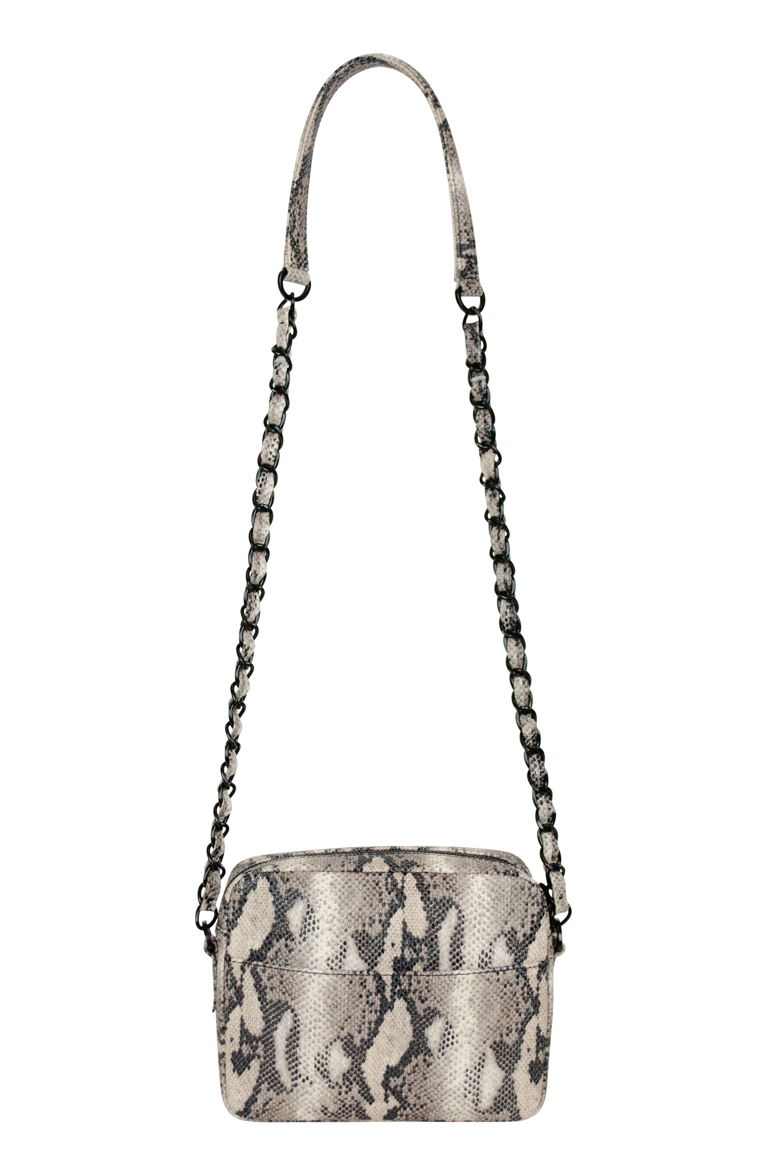 Kelly Wynne Mingle Mingle Mini Embossed Leather Crossbody Bag, Alternate, color, 