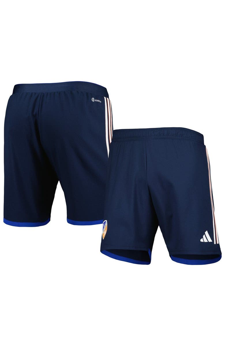 adidas Men's adidas Navy FC Cincinnati 2023 Away AEROREADY Authentic Shorts, Main, color, Navy