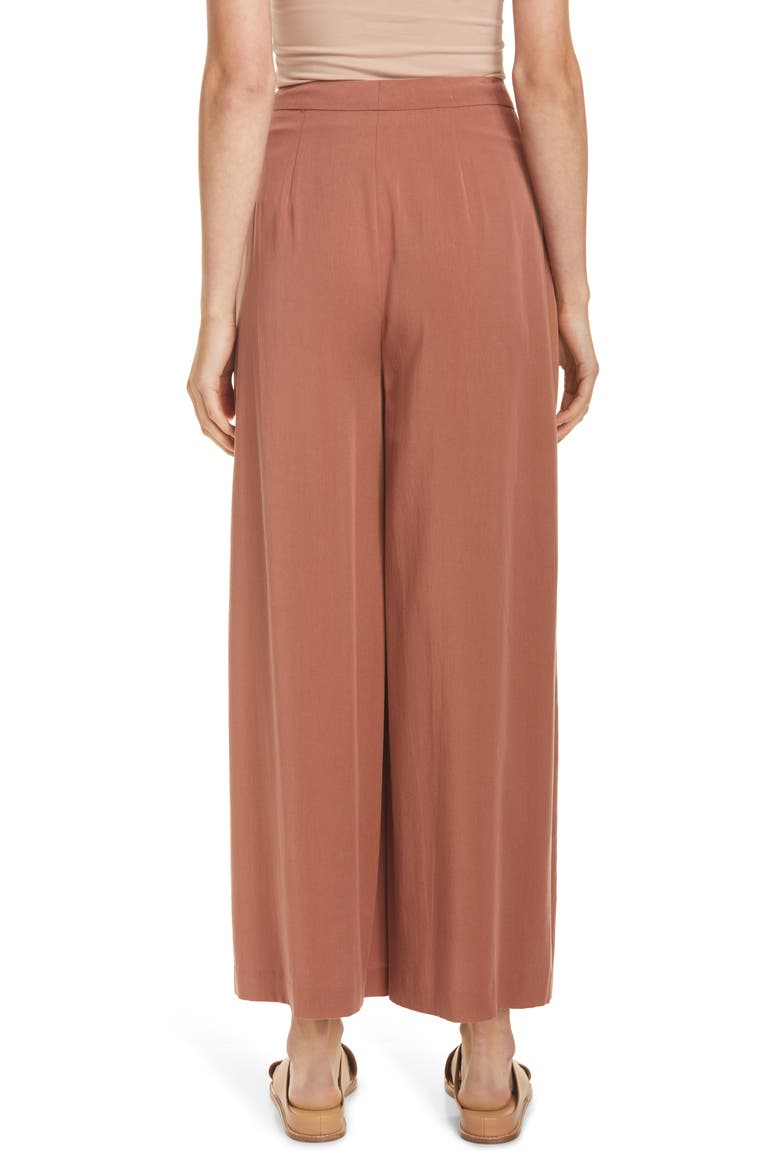 Pleated Culottes, Alternate, color, VINTAGE ROSE