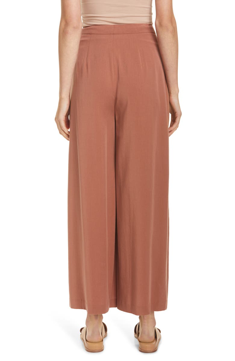 Vince Pleated Culottes, Alternate, color,