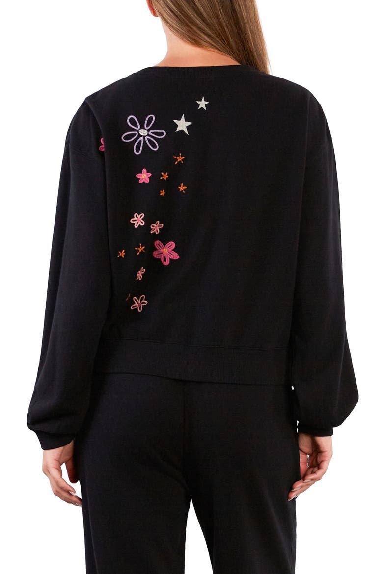 In Full Bloom Sweatshirt, Alternate, color, INK
