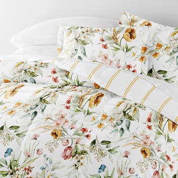 Floral Print 3-Piece Comforter Set