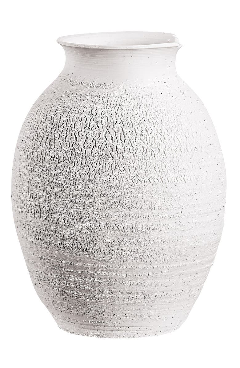 Renwil Zeb Indoor Ceramic Vase, Alternate, color, White