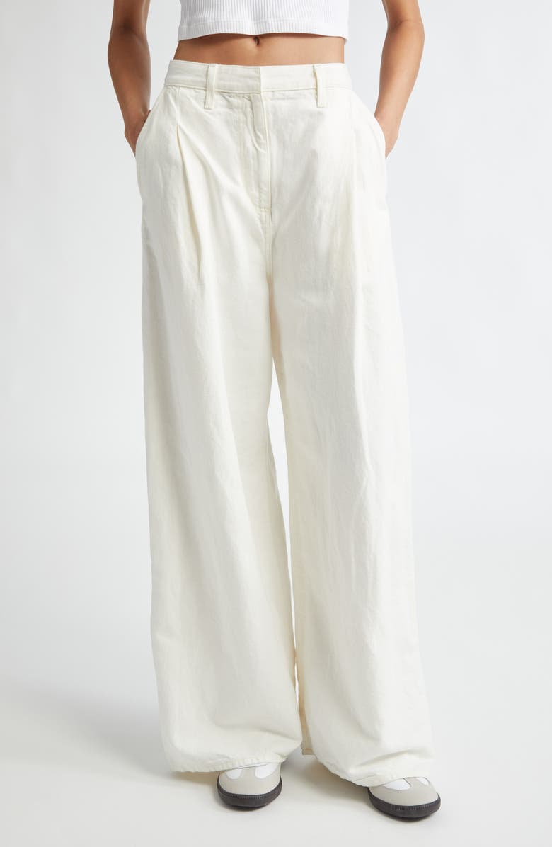 TWP Greene St. Wide Leg Jeans, Main, color, White