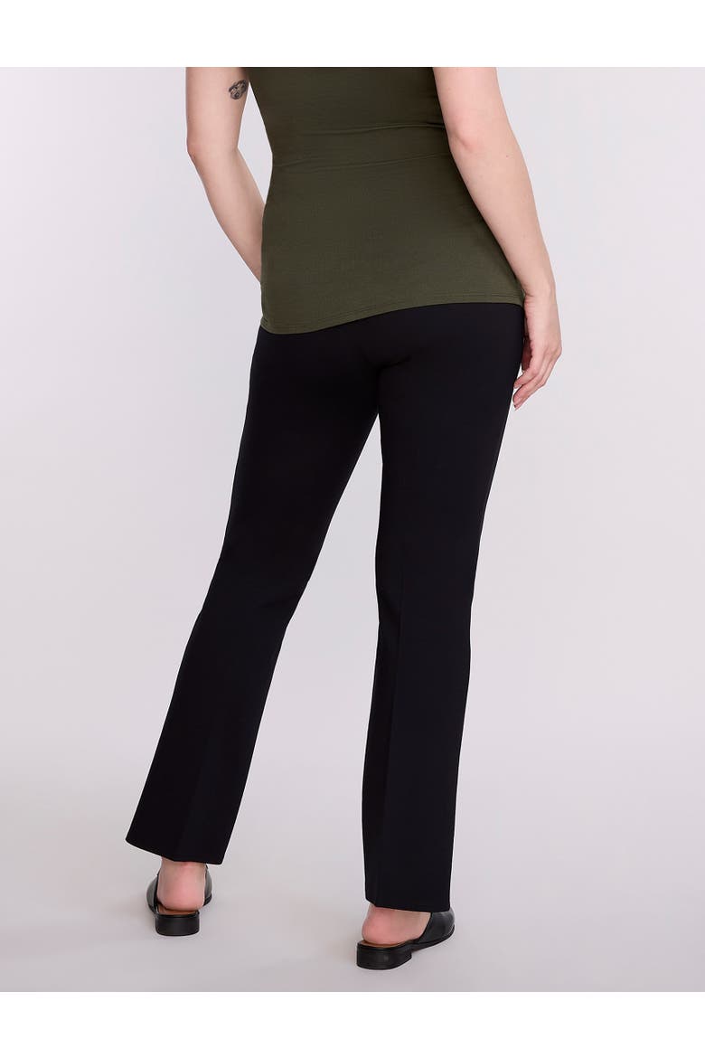 Secret Fit Over the Belly Full Length Ponte Pant, Alternate, color, Black