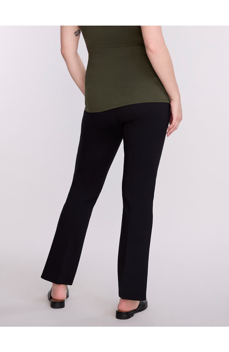 MOTHERHOOD MATERNITY Secret Fit Over the Belly Full Length Ponte Pant, Alternate, color, Black