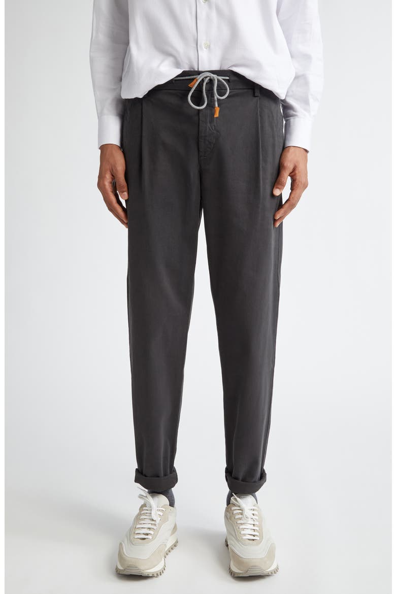 Stretch Cotton Joggers, Main, color, CARBON