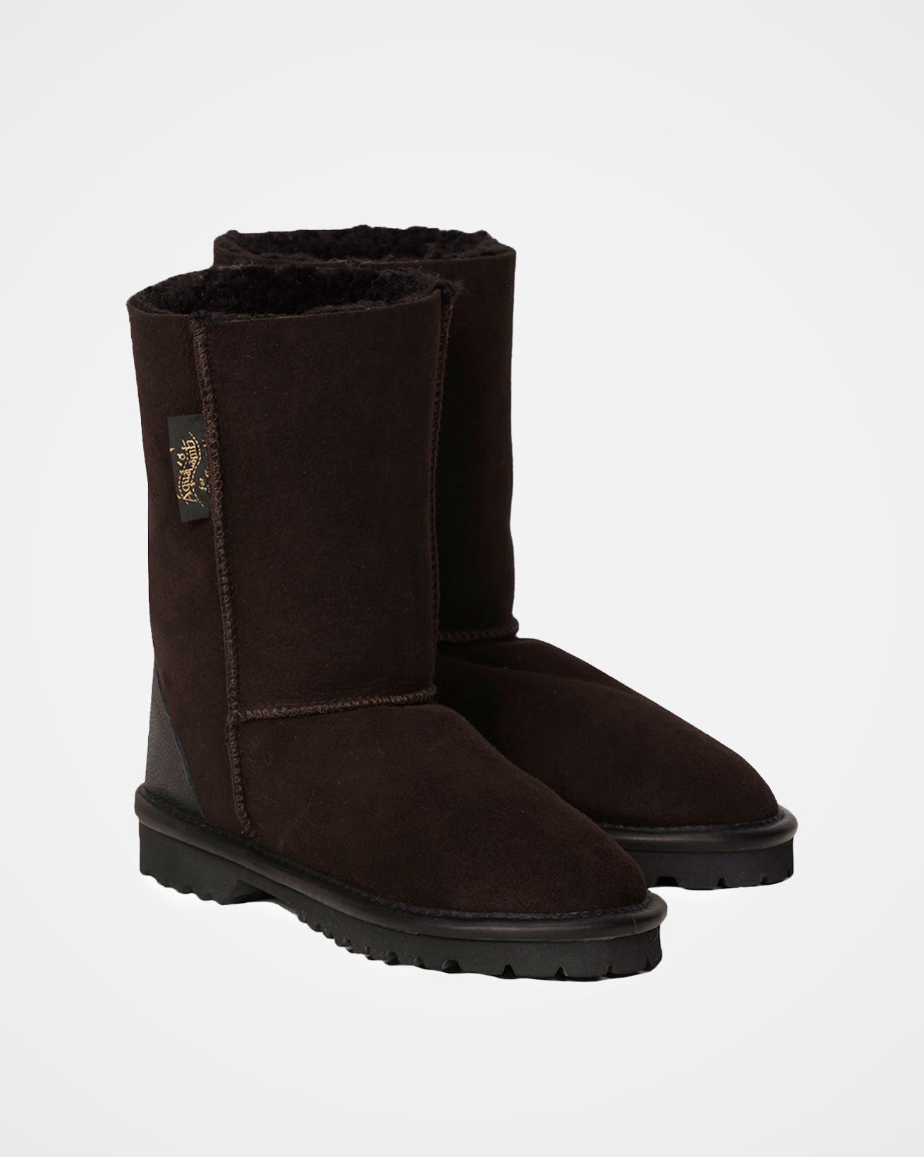 Aqualamb Regular Height Boots, Alternate, color, DARKEST BROWN