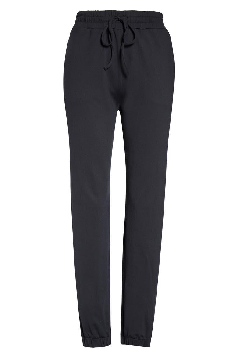 Slim Straight Joggers, Alternate, color, BLACK