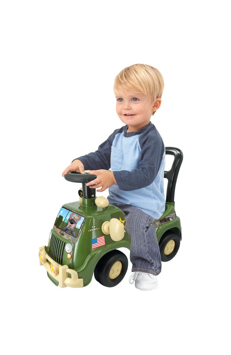 Kiddieland U.S. Army Rideon, Alternate, color, Multicolored