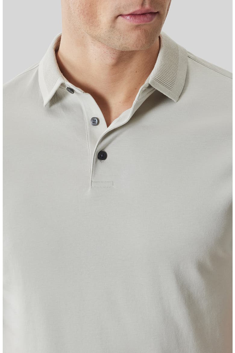Georgia Pima Cotton Polo, Alternate, color, MOONSTONE