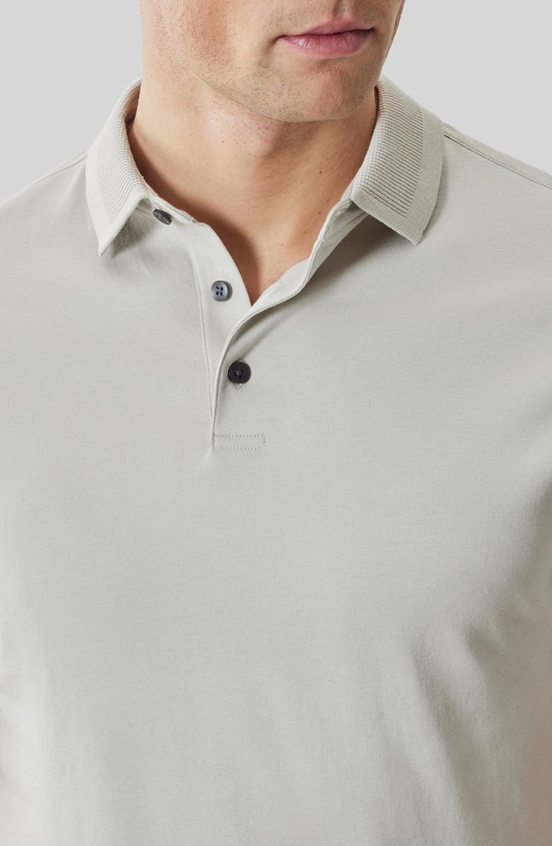 Robert Barakett Georgia Pima Cotton Polo, Alternate, color, Moonstone