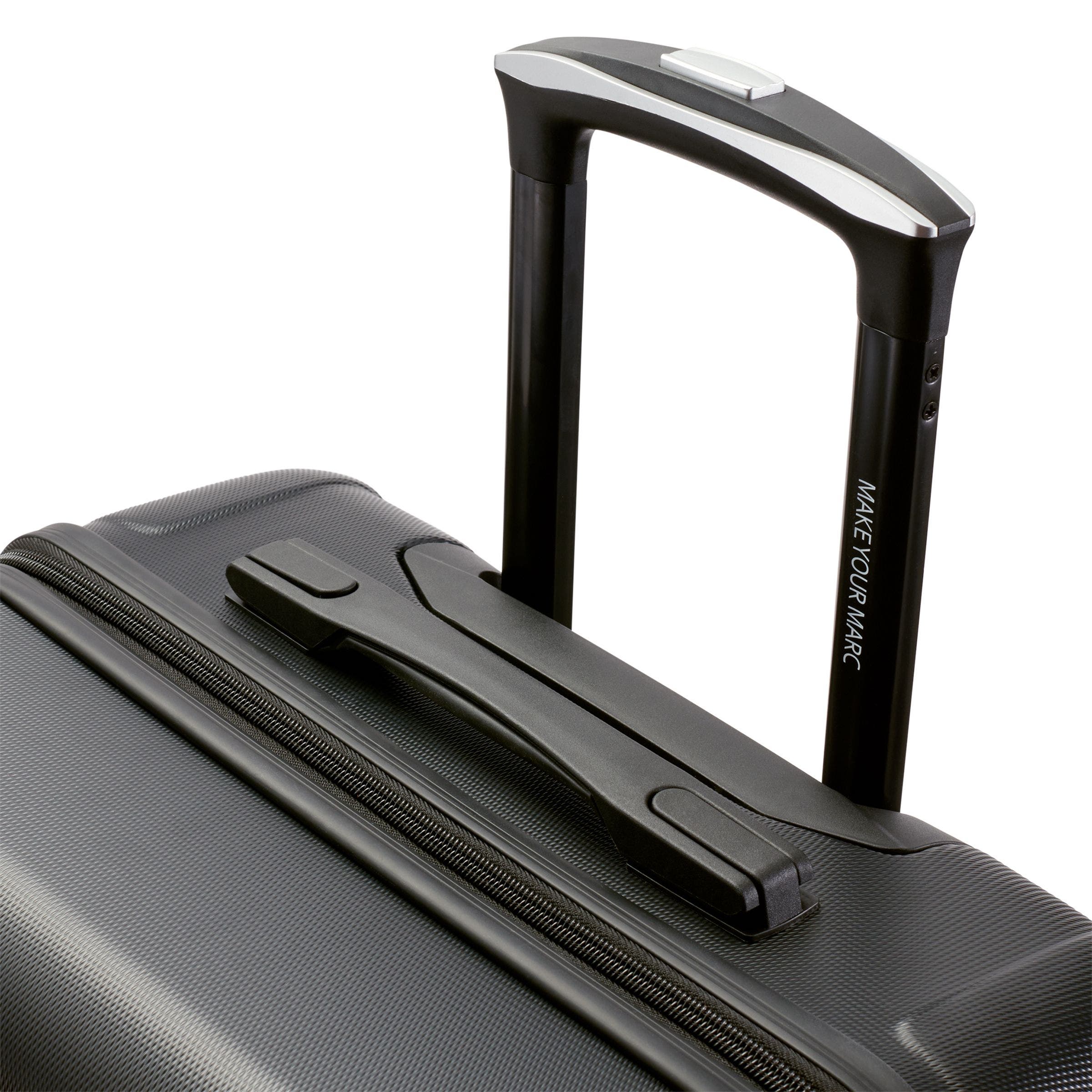 Marc New York Lotus Upright Suitcase, Alternate, color, Black