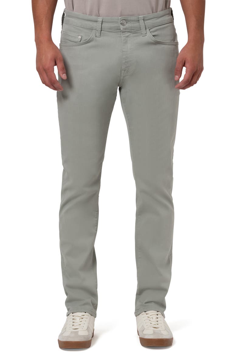 Marcus Slim Straight Leg Pants, Main, color, LIGHT SAGE SUPERMOVE