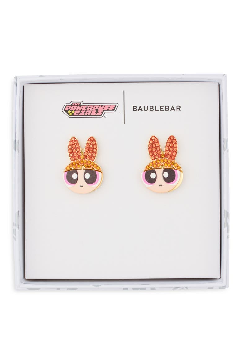 Powerpuff Girls™ Blossom Stud Earrings, Main, color, MULTI