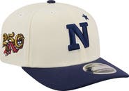 New Era Men's New Era Cream/Navy Navy Midshipmen America's 250th 9SEVENTY Adjustable Hat