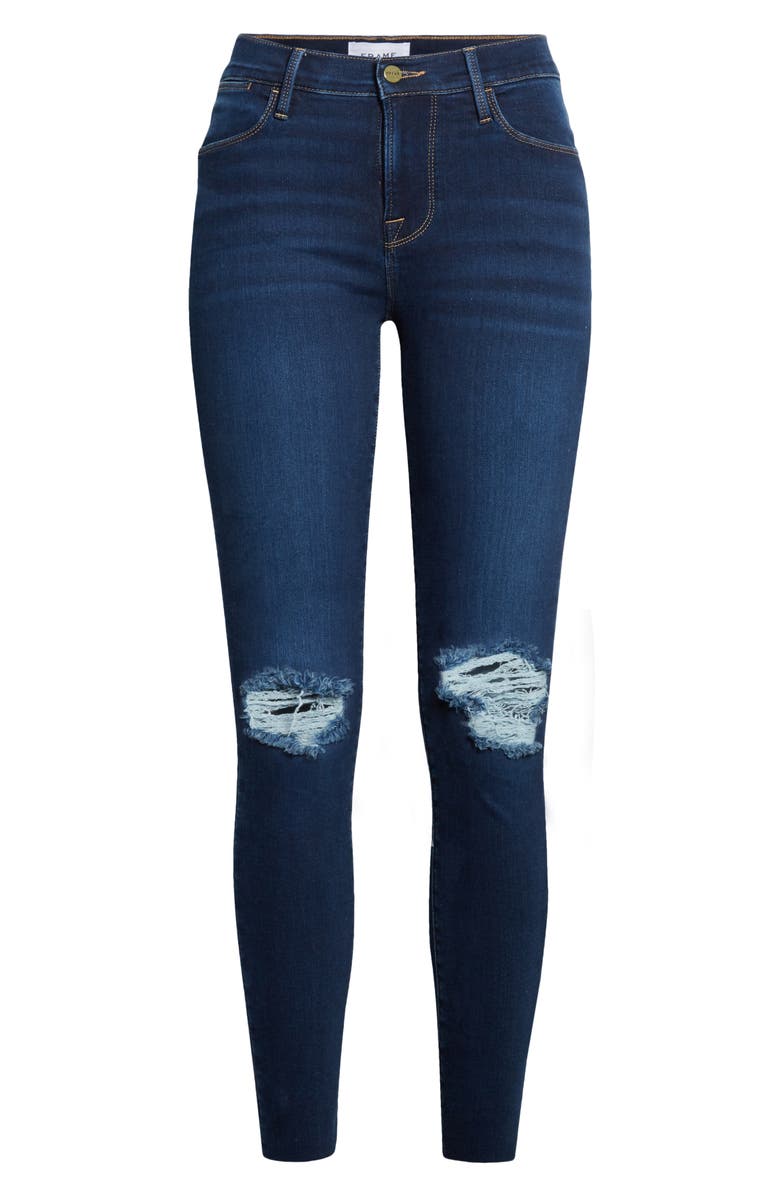 FRAME Le High Skinny Jeans, Alternate, color,