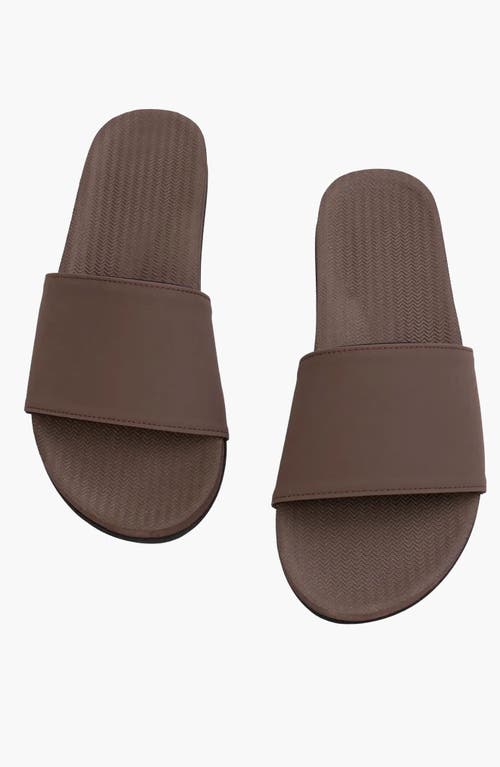 Indosole Responsibly-made Tire Sole Slide Sandals In Brown