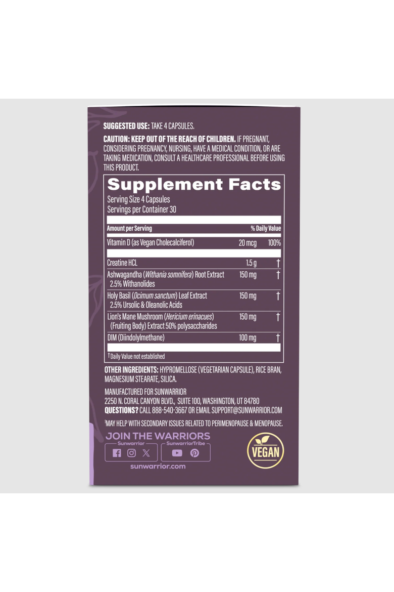 Active Creatine Capsules for Her 40+, 120ct Bottle, Alternate, color, No Color