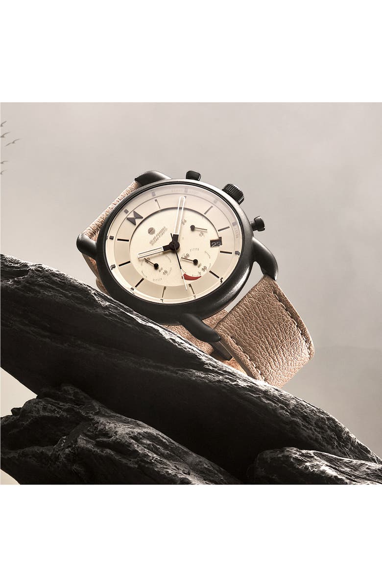 MVMT Blacktop II Solar Chronograph Watch, 47mm, Alternate, color,