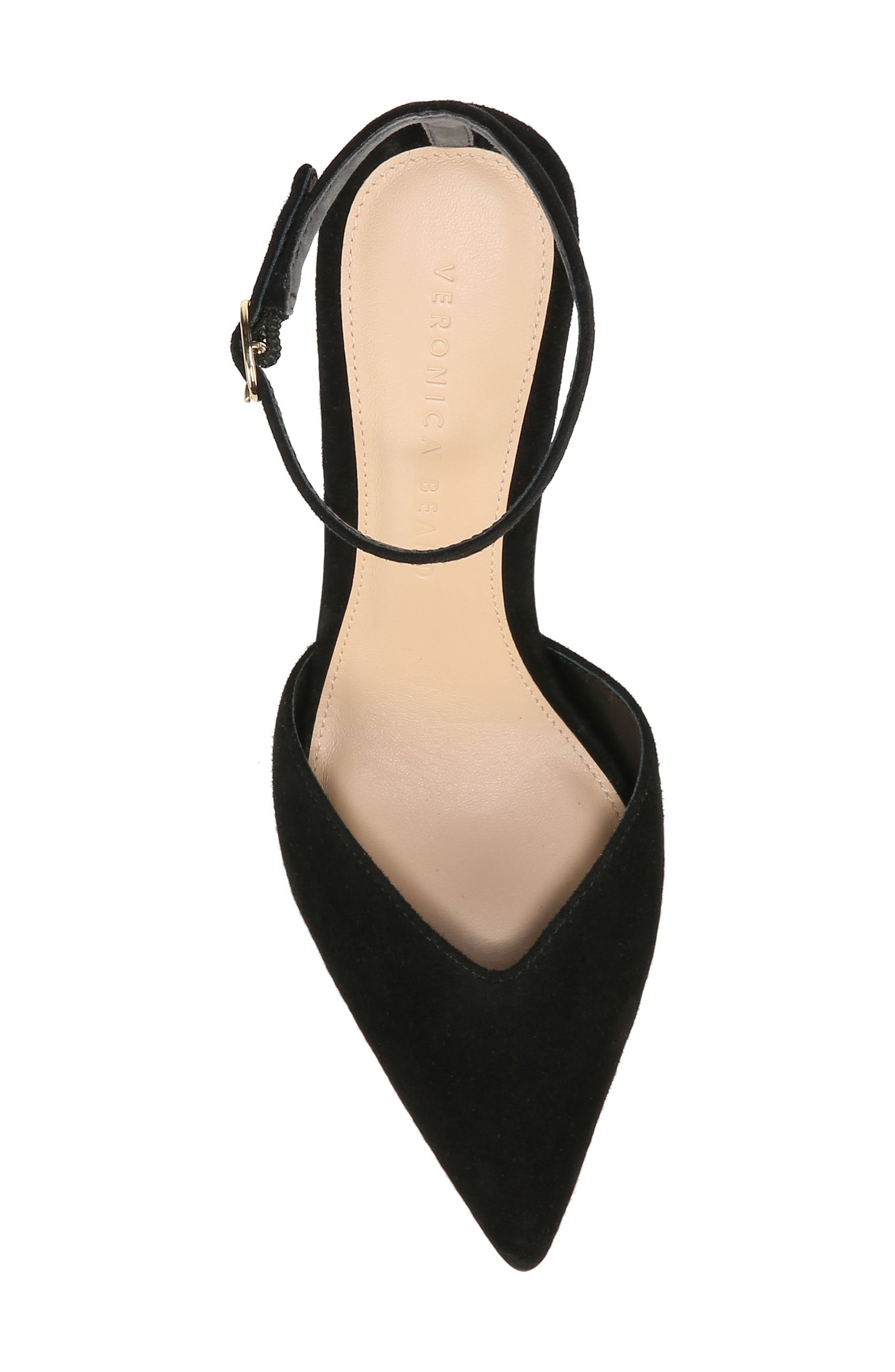 Lisa Pointed Toe Pump, Alternate, color, BLACK