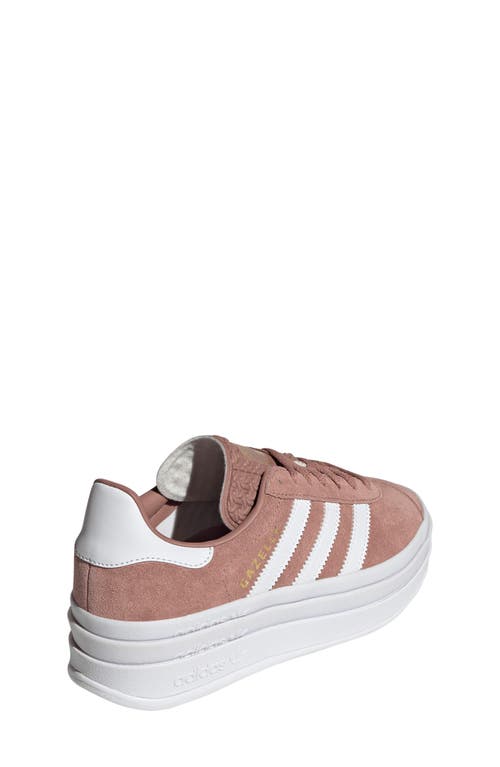 Adidas Originals Adidas Kids' Gazelle Bold Sneaker In Nude