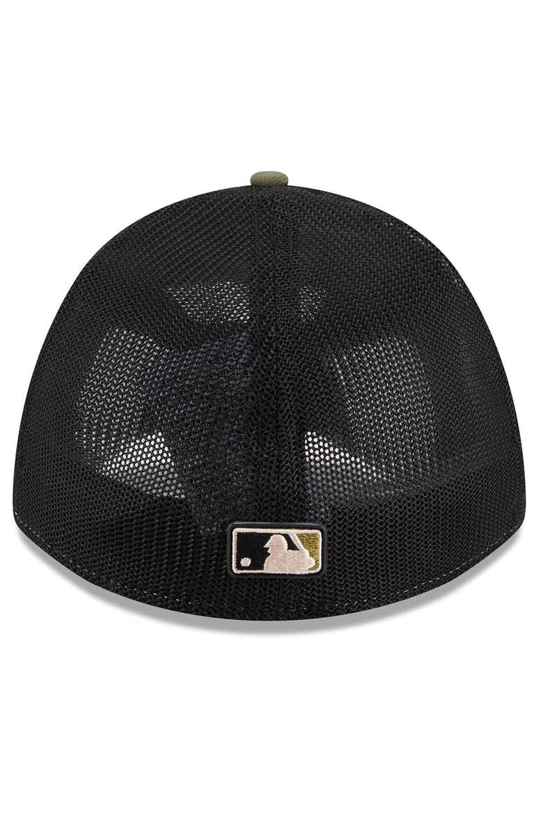 Men's New Era  Olive Los Angeles Dodgers 2026 Armed Forces Day 39THIRTY M-Crown Flex Hat, Alternate, color, Olive