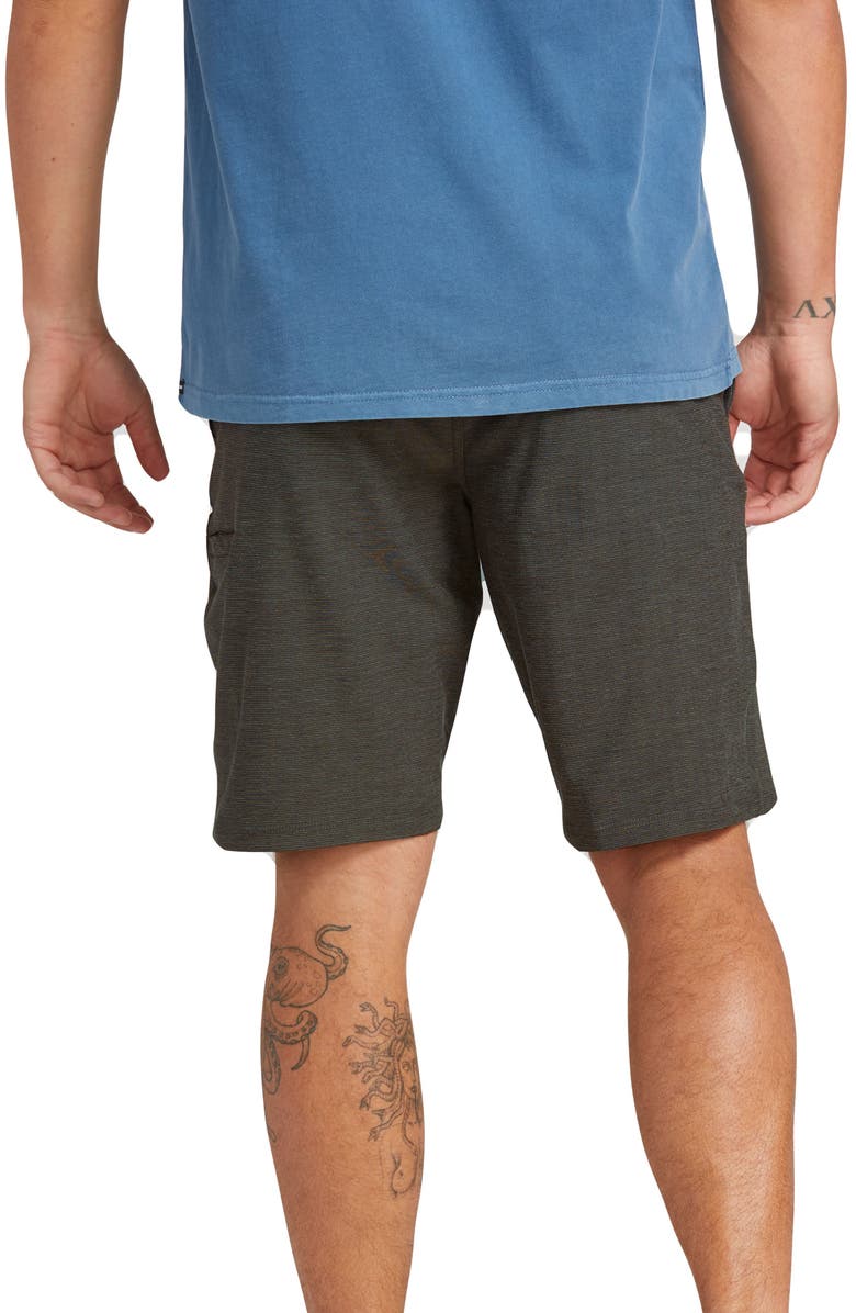 Volcom Frickin' Surf 'N' Turf Slub Hybrid Shorts, Alternate, color, Black