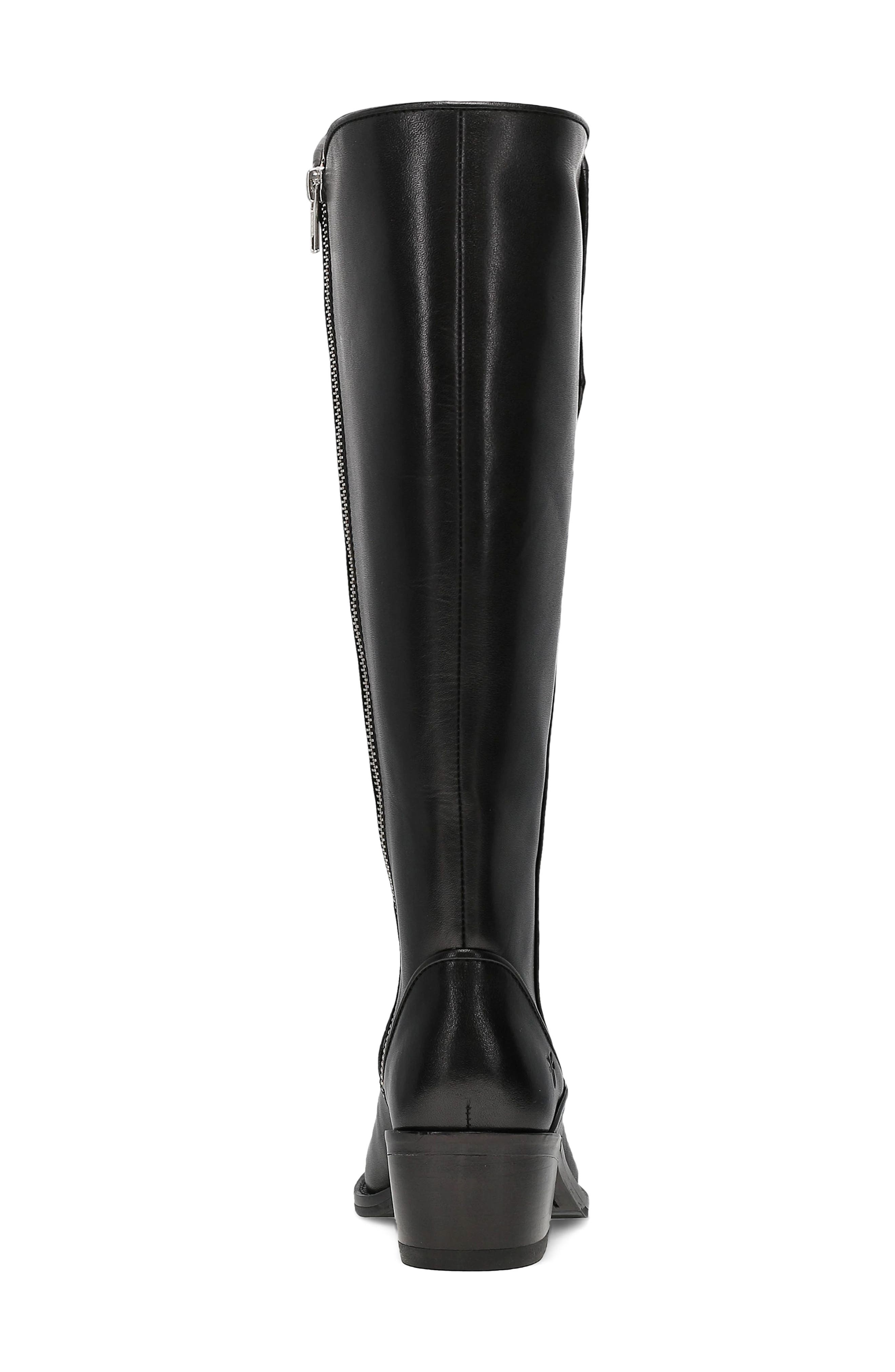 Frye Carson 2 Piping Knee High Boot, Alternate, color, Black