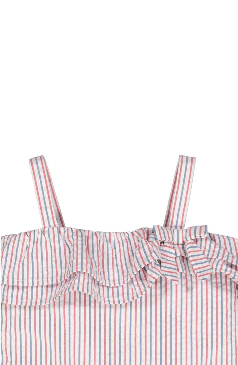 Hope & Henry Baby Girls' Ruffle Edge Romper, Infant, Alternate, color,