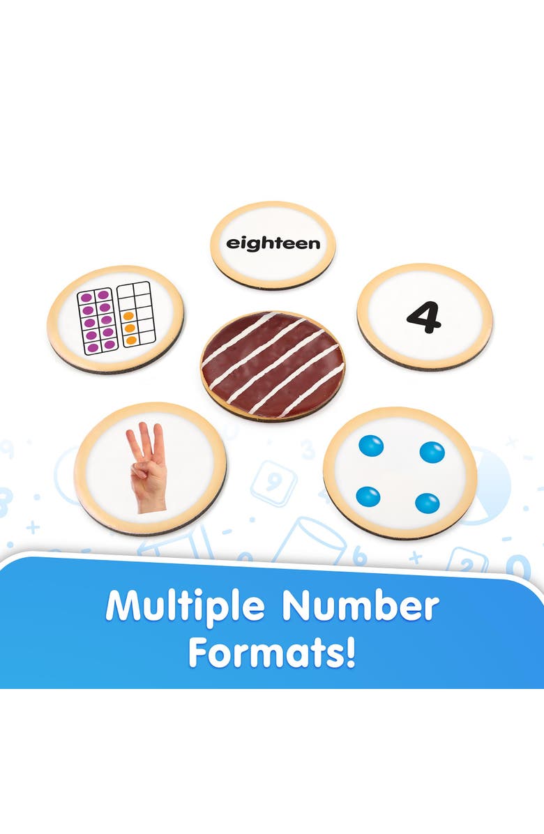 Junior Learning Number Snacks Math Game, Alternate, color, Multicolored