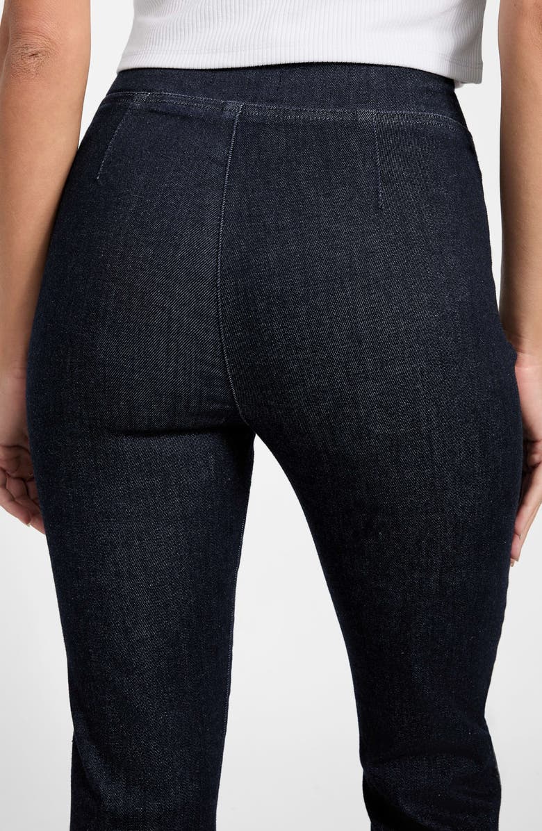 GUESS High Waist Pull-On Baby Bootcut Jeans, Alternate, color, Eltd-Dark