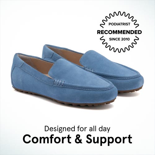 Abeo Harbor In Faded Denim Suede - Metatarsal