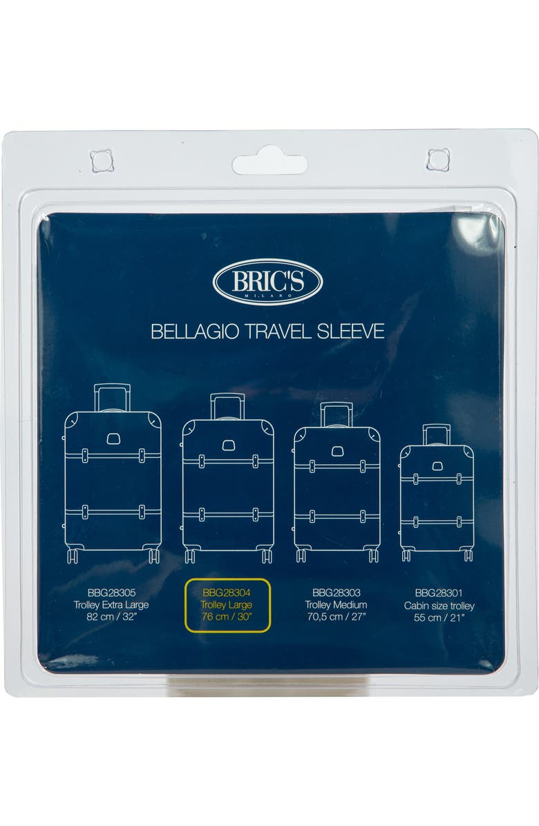 Bric's Transparent Custom Cover for 30-Inch Bellagio Spinner Trunks, Main, color,