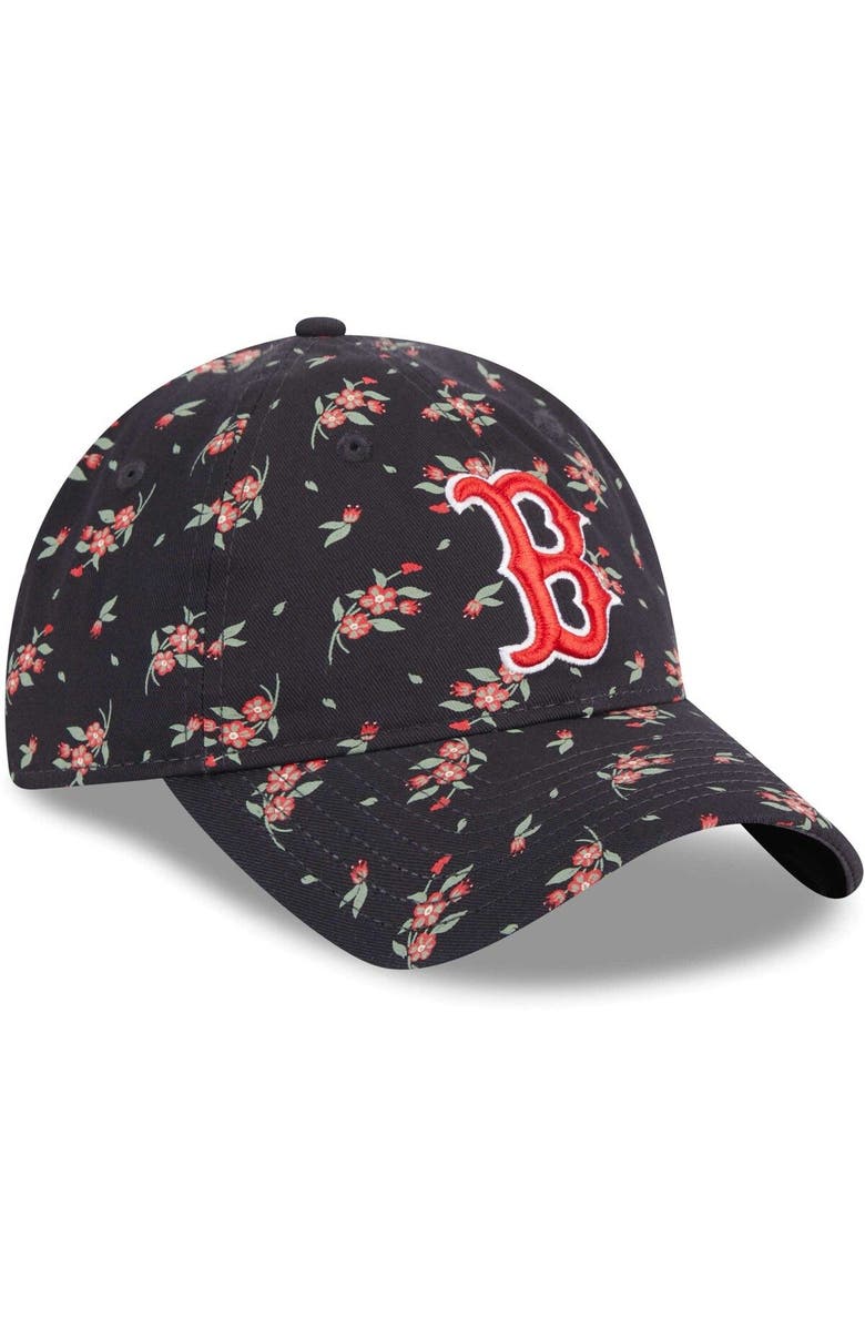 New Era Women's New Era  Navy Boston Red Sox Bloom 9TWENTY Adjustable Hat, Alternate, color, 