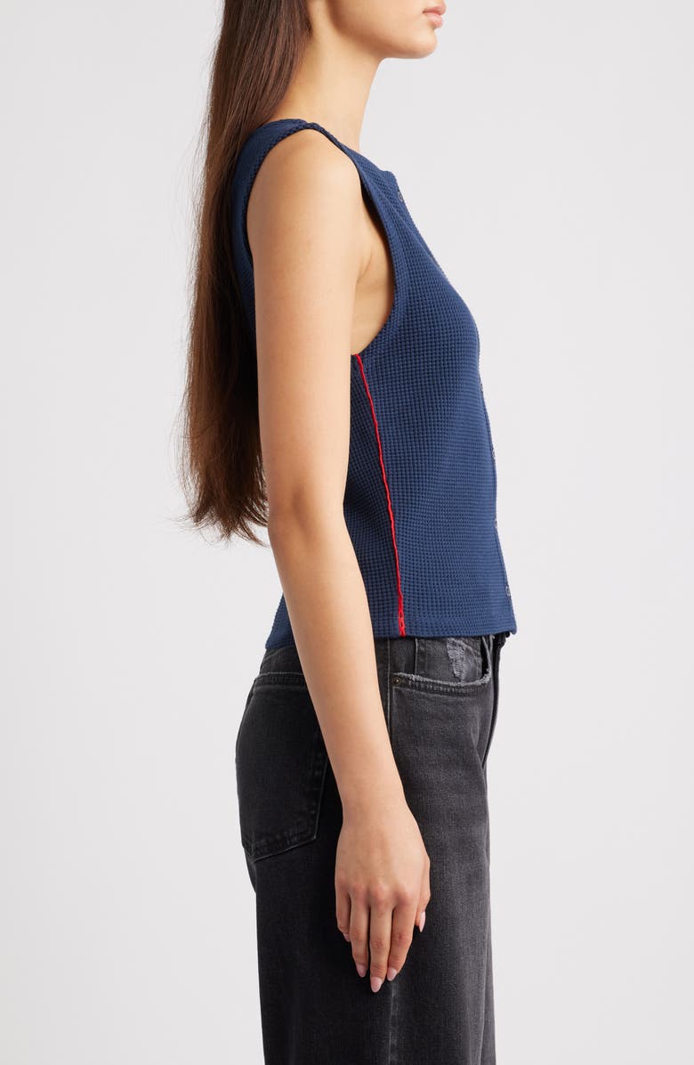 Damson Madder Devon Shrunken Pointelle Polo, Alternate, color, Navy