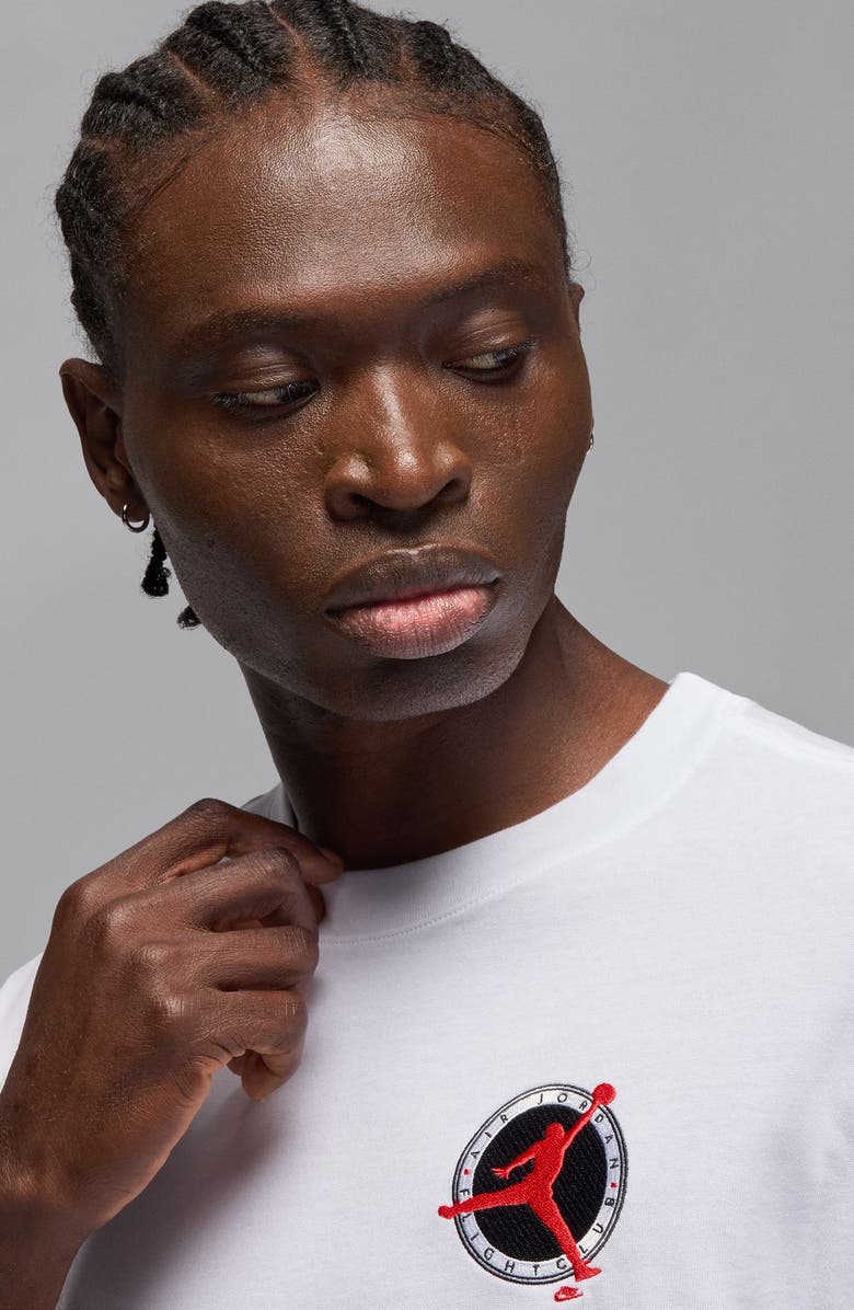 Jordan MJ Flight Club Short Sleeve T-Shirt, Alternate, color, 100 White