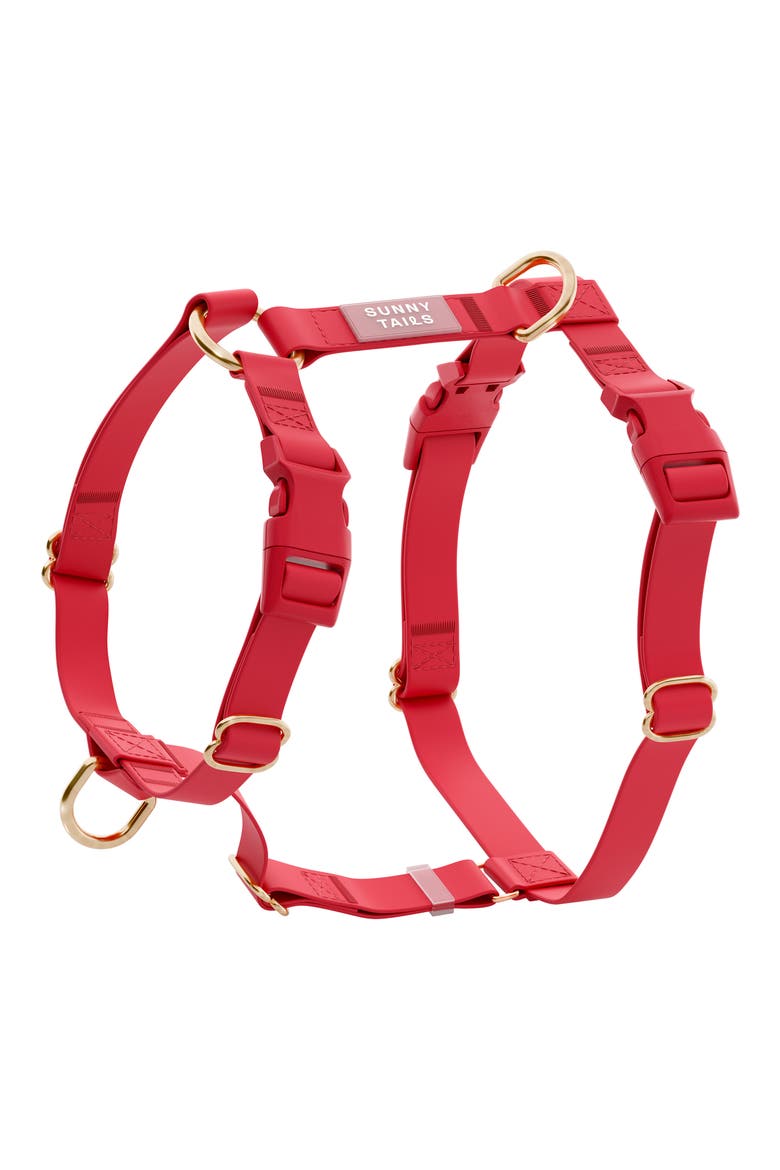 Cloud Lite Waterproof Dog Harness, Main, color, CHERRY RED