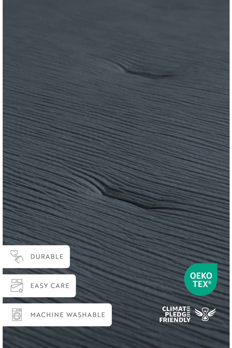 Double Gauze 3-Piece Comforter Set, Alternate, color, SLATE BLUE