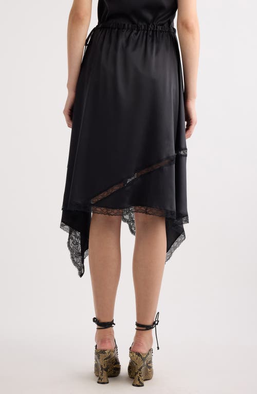 Dries Van Noten Gonna Con Elastico In Black