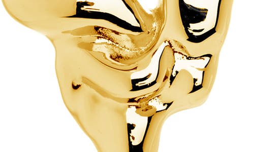 Sterling Forever Tali Molten Metal Chunky Drop Earrings In Gold