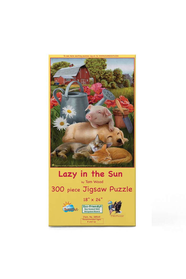 Lazy in the Sun 300 piece Jigsaw Puzzle for Adults, Alternate, color, Multicolor