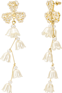 Untamed Petals Soiree Crystal Drop Earrings