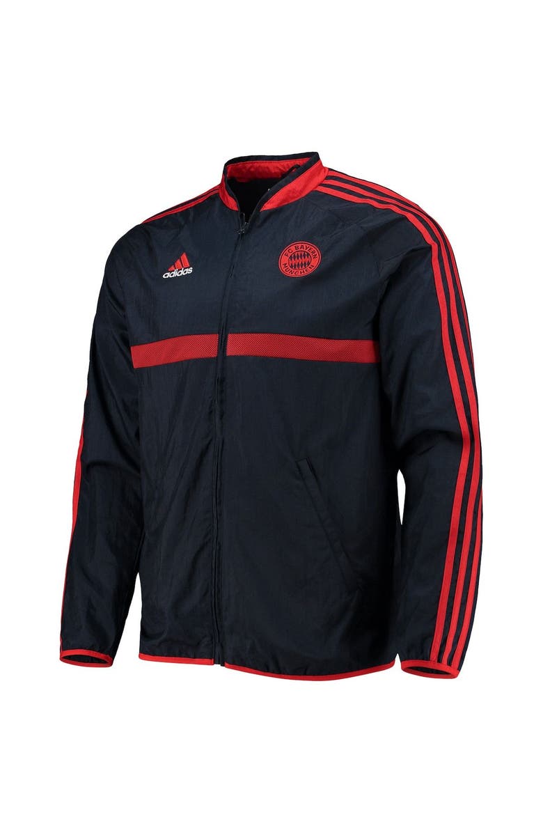 adidas Men's adidas Navy Bayern Munich Icons Woven Full-Zip Jacket, Alternate, color, 