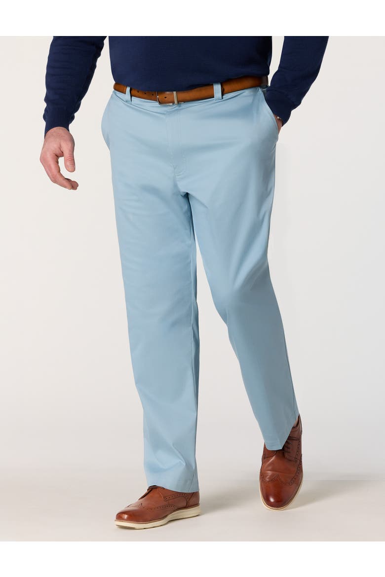 Big & Tall Straight-Fit Tech Pants, Main, color, ARONA BLUE